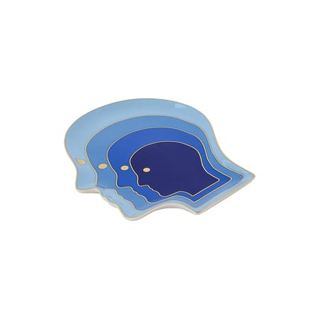 Coupelle Atlas Trinket céramique bleu / Vide-poche - 15 x 18 cm - Jonathan Adler