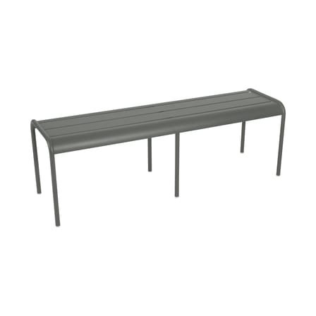 Banc Luxembourg métal vert gris 3/4 places / L 145 cm - Aluminium - Fermob