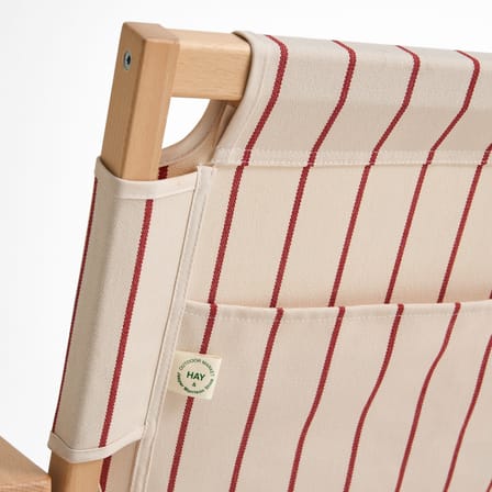 Canapé de jardin 2 places Outdoor Market tissu beige / L 117 cm - Jasper Morrison - Hay