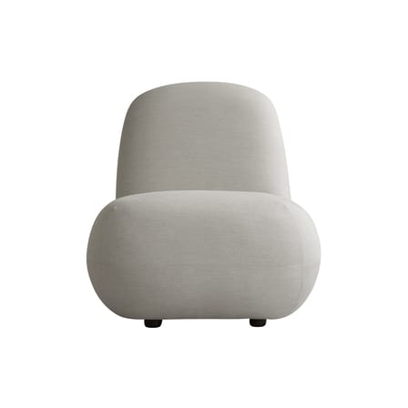 Fauteuil rembourré Toe Flat OUTDOOR tissu gris - 101 COPENHAGEN