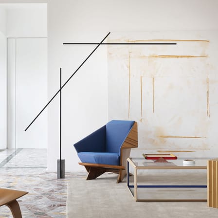 Lampadaire Flamingo LED métal / Bras orientables - Nemo