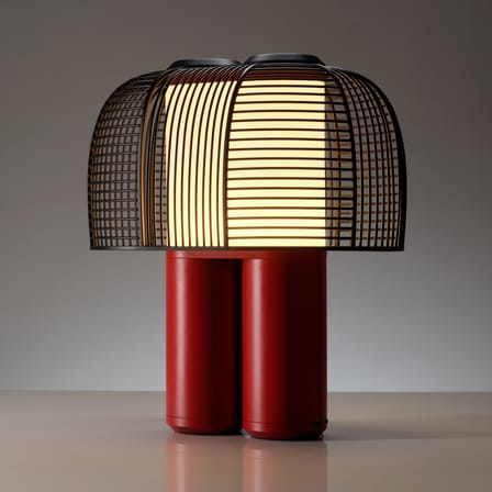Lampe de table Yasuke métal noir / L 39,5 x H 43 cm / Seconde vie - DCW éditions