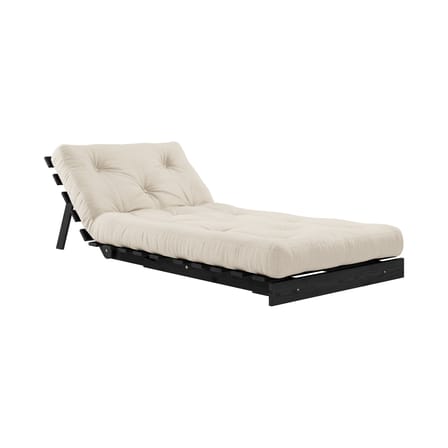 Fauteuil convertible Roots / Dormeuse & lit d'appoint - 3 positions / Structure noire - KARUP DESIGN