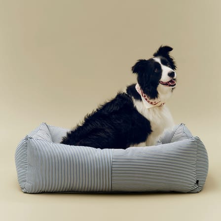 Lit pour chien Hay Dogs tissu bleu / Large - 75 x 96 cm - Hay
