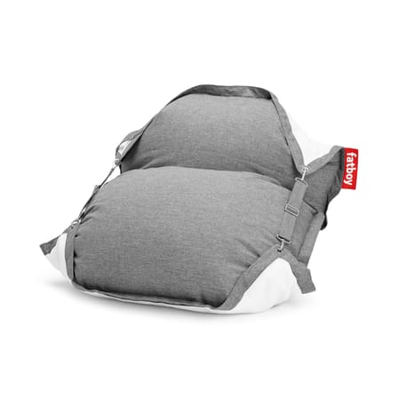 Pouf d'extérieur flottant Original Floatzac tissu gris / Sangles ajustables - Fatboy