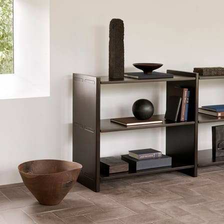 Regal Mortise holz braun / B 262 x H 82 cm - Ethnicraft