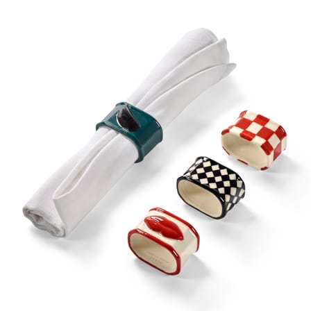 Set de 4 ronds de serviette - Serax