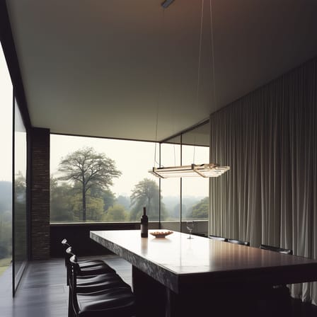 Suspension Seagull LED transparent / L 120 cm - DCW éditions