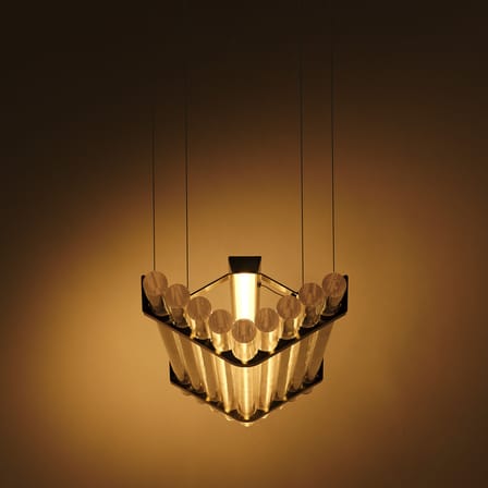 Suspension Seagull LED transparent / L 120 cm - DCW éditions