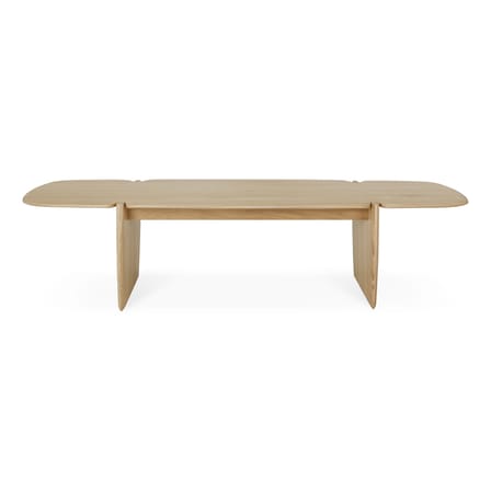 Table basse PI bois naturel / 155 x 58 x H 38 cm - Chêne massif - Ethnicraft