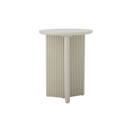 Table d'appoint Edith bois blanc / Ø 40 x H 50 cm - Bloomingville