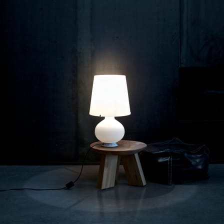 Fontana 1853 Medium Table lamp glass white / H 53 cm - Max Ingrand, 1954 - Fontana Arte