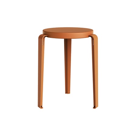 Tabouret empilable Lou Chroma bois rouge / Bois éco-certifié - TIPTOE