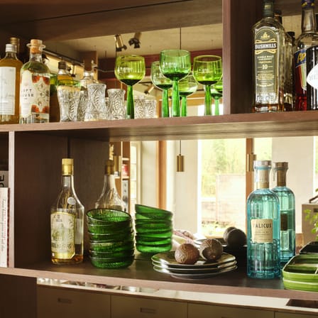 Verre à vin The emeralds Tall vert / H 17,2 cm - Set de 4 / 24 cl - HK LIVING