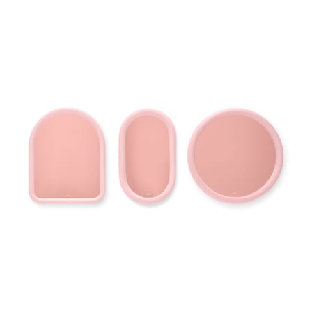 Wandspiegel Mirage plastikmaterial rosa Kuppel / Farbiges Glas – B 60 x H 73,5 cm - Fatboy