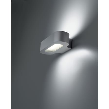 Applique Talo LED métal gris / L 21 cm - Artemide