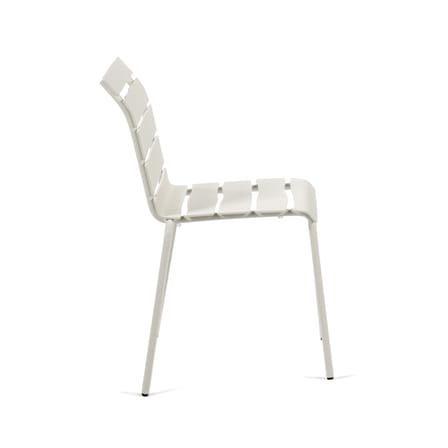 Chaise empilable Aligned métal blanc / By Maarten Baas - Aluminium - valerie objects