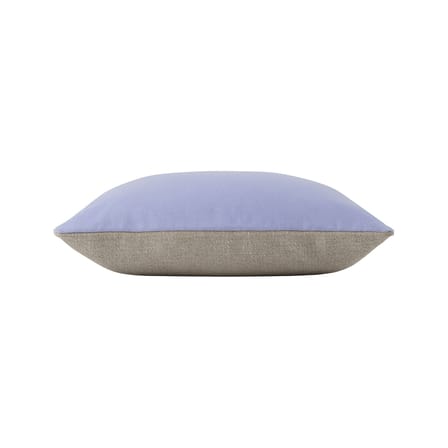 Coussin Mingle tissu beige / 55 x 35 cm - Bicolore - Muuto