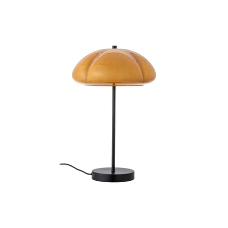 Lampe de table Kinoko verre orange - Bloomingville