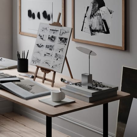 Lampe de table Reflect LED métal argent / Modulable - 101 COPENHAGEN