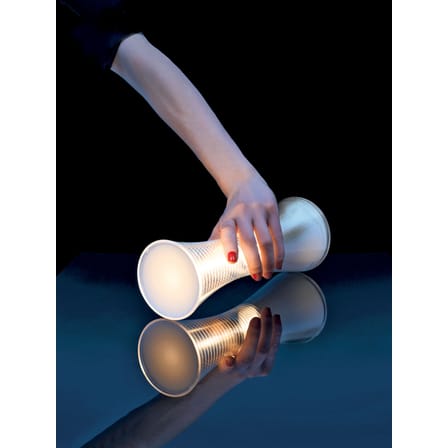 Lampe sans fil rechargeable Come Together plastique transparent cuivre métal / LED - Artemide