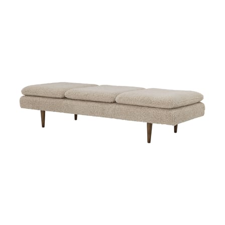 Dormeuse Pione tissu beige / 198 x 77 cm - Tissu bouclé - Bloomingville