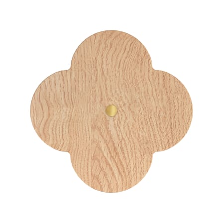 Patère Andrée bois naturel Large / Ø 10 cm - Hartô