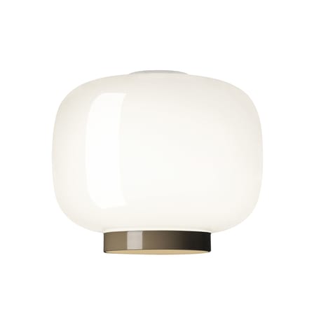Plafonnier Chouchin Reverse n°3 verre blanc / Ø 30 x H 25 cm - Foscarini