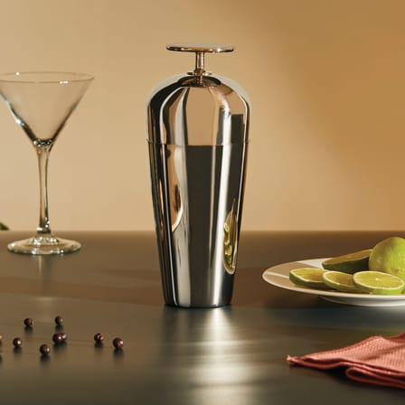 Shaker The tending box - Parisienne métal / 50 cl - Acier - Alessi