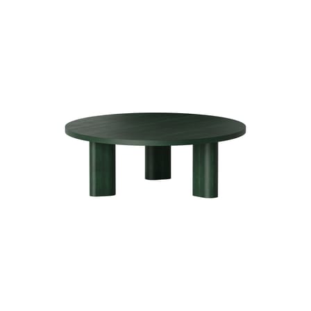Table basse Galta Forte bois vert / Ø 100 x H 36 cm - KANN DESIGN