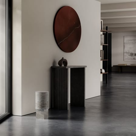 Table d'appoint Column / Ø 25 x H 50 cm - Travertin - 101 COPENHAGEN
