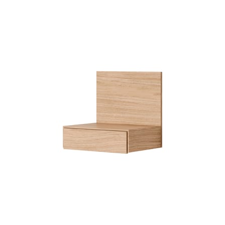 Table de chevet murale Tana bois naturel / Tiroir - L 41,9 x P 32,2 cm - NEW WORKS