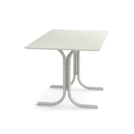 Table rectangulaire System métal blanc / 80 x 140 cm - Emu
