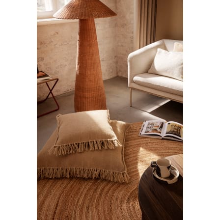 Tasse Inlay céramique marron beige / Avec soucoupe - Ferm Living