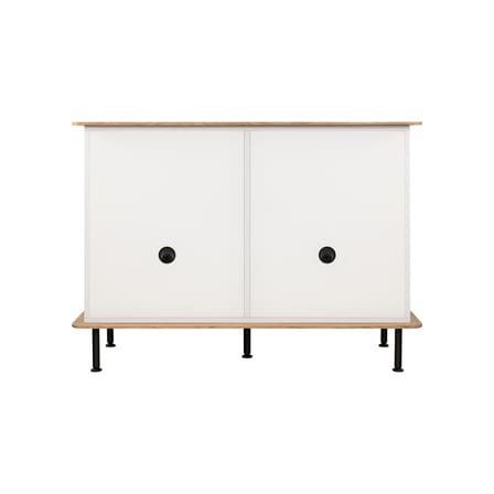 Buffet Suumo legno grigio / L 120 x P 50 x H 88 cm - NOO.MA
