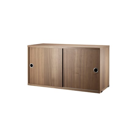 Caisson / 2 portes coulissantes - L 78 x P 30 x H 42 cm - String Furniture