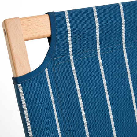 Canapé de jardin 2 places Outdoor Market tissu bleu / L 117 cm - Jasper Morrison - Hay