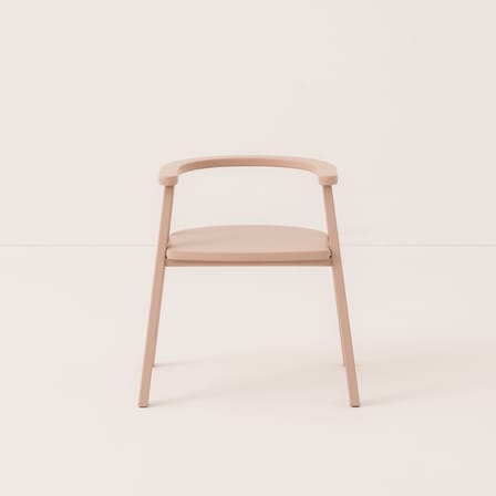 Chaise enfant Growing Green bois rose - NOBODINOZ