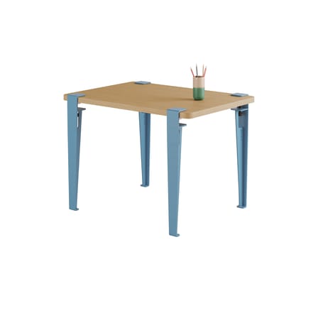  Children's desk wood blue / 70 x 50 cm - Oak - TIPTOE