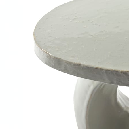 Amé 10 End table ceramic grey / 52 x 37 x H 45 cm - Serax