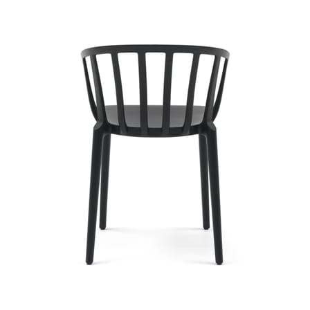 Fauteuil empilable Venice plastique noir - Kartell