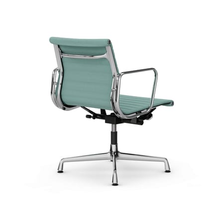 Fauteuil pivotant Aluminium Chair EA 132 tissu vert / Eames, 1958 - Vitra