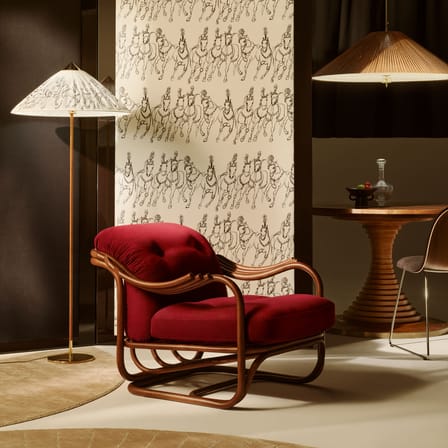 Fauteuil rembourré Tria / Réédition 1973 - Gubi