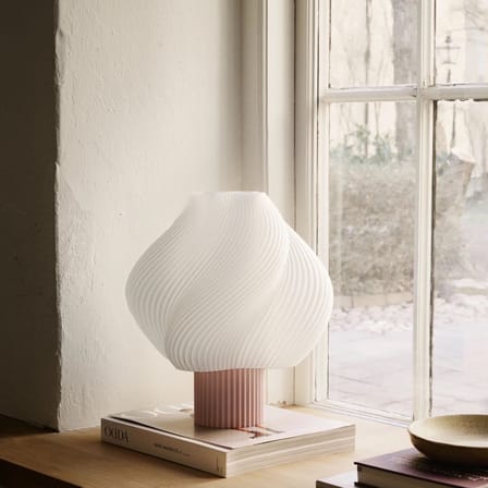 Lampe de table Soft Serve Grande rose / H 35 cm - CRÈME ATELIER