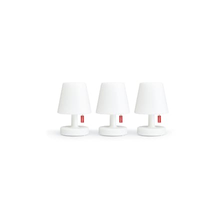 Set de 3 lampes extérieur sans fil rechargeables Edison the Mini / Ø 9 x H 15 cm - Fatboy