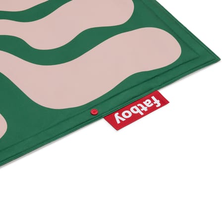 Flying Carpet Outdoor rug textile green / 180 x 140 cm - Upholstered - Fatboy