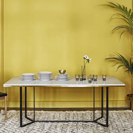 rechteckiger Tisch Horizon keramik weiß / 190 x 90 cm - 8 Personen - RED Edition