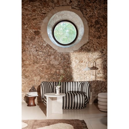 Divano destro Rico x Louisiana tessuto beige / L 150 cm - Ferm Living