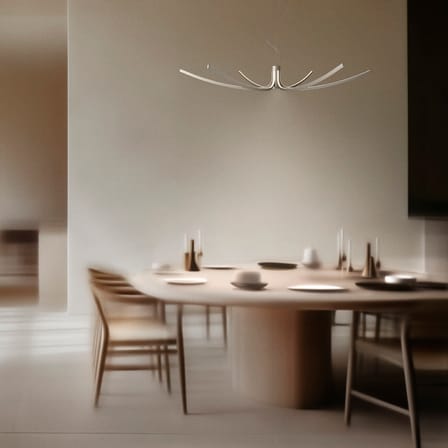 Suspension Asteria LED métal / Ø 105 cm - Foscarini