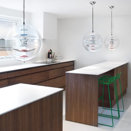 Suspension VP Globe plastique multicolore transparent Ø 40 cm - Panton 1969 - Verpan
